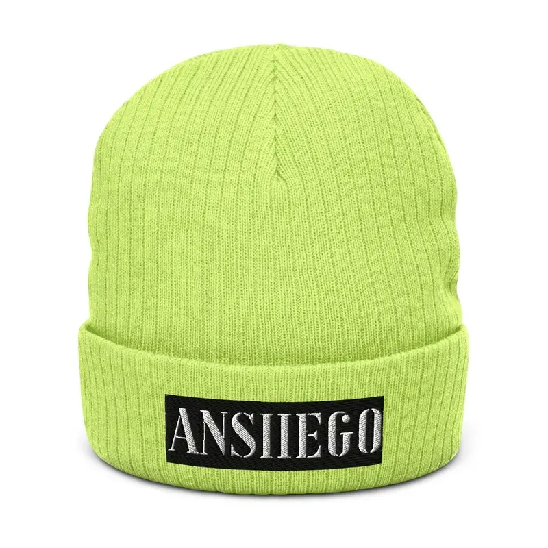 Ansiego Ribbed Knit Beanie